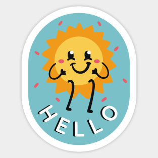Hello Sticker